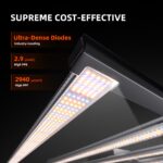 [Sale] 2025 Smart Grow Tent Kit | G8600 800W Full Spectrum LED | 6″ Ventilation System | 6” Clip Fan | 5’x5’x6.5′ Grow Tent | APP Control via Bluetooth & Wi-Fi for Automated Lighting, Ventilation & Circulation - Image 8