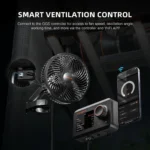 ON SALE丨2025 Upgraded Spider Farmer® 4×2′ Genius Grow System AC5 Power Strip Kits, With App GGS Controller Fan Kits Controls Complete Grow Tent Kit丨SF2000 EVO LED丨6” Clip Fan丨4” Fan Kits - Image 6