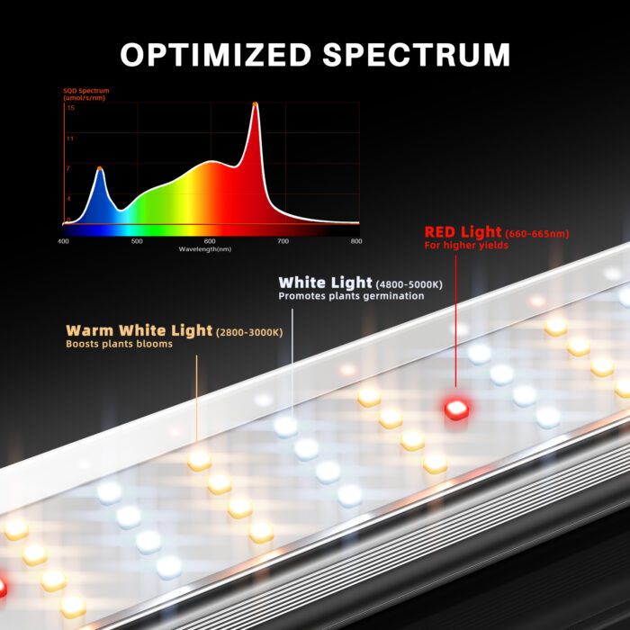 Spider Farmer®SE1000W LED Grow Light Samsung LM301H EVO Bluetooth & WiFi Smart APP Control Dimmable Commercial Vertical Farming - Image 11
