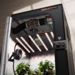 [SALE] 2025 Smart Grow Tent Kit | G5000 480W Full Spectrum LED | 6″ Ventilation System | 6” Clip Fan | 4’x4’x6.5′ Grow Tent | APP Control via Bluetooth & Wi-Fi for Automated Lighting, Ventilation & Circulation