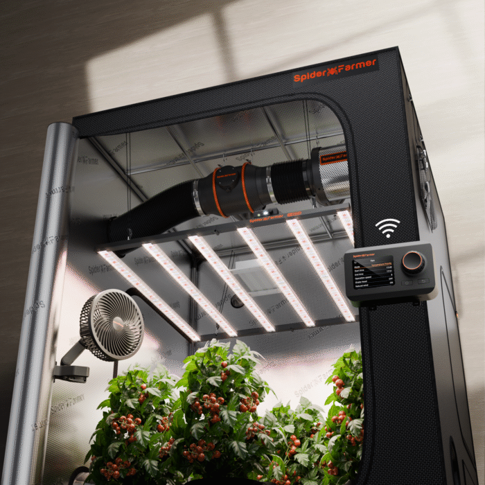 [Sale] 2025 Smart Grow Tent Kit | G8600 800W Full Spectrum LED | 6″ Ventilation System | 6” Clip Fan | 5’x5’x6.5′ Grow Tent | APP Control via Bluetooth & Wi-Fi for Automated Lighting, Ventilation & Circulation - Image 1