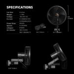 2025 Spider Farmer® 10’x5’X6.5′ Complete Grow Tent Kit丨2 X Newest Version G8600 Full Spectrum LED Grow Light丨6” Clip Fan丨6” Ventilation System | APP Control via Bluetooth & Wi-Fi for Automated Lighting, Ventilation & Circulation - Image 11